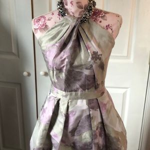 Purple and Gray Gown